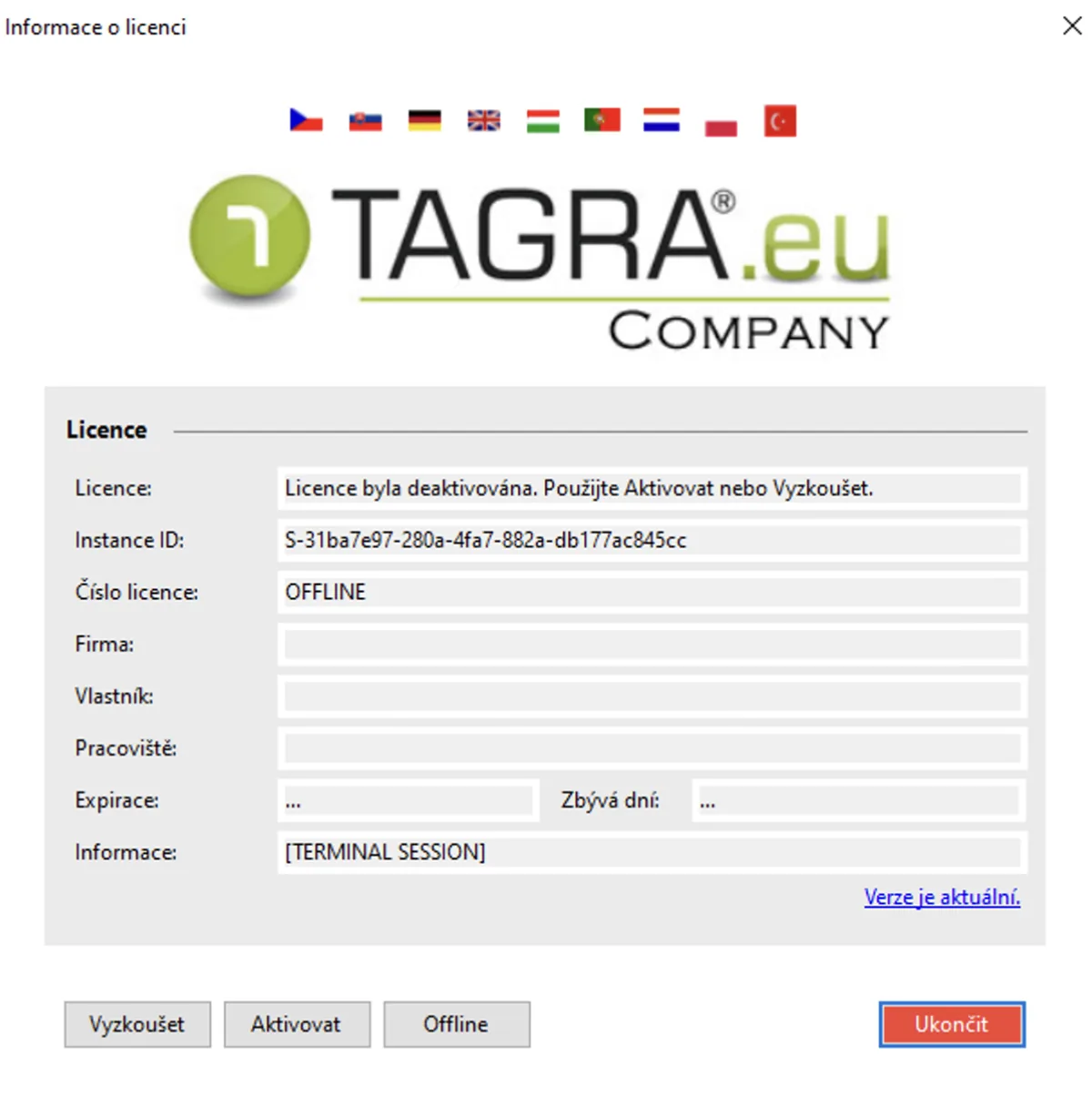 TAGRA installation step 13