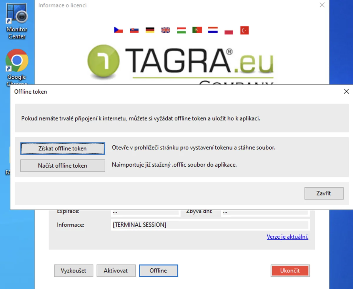 TAGRA installation step 18.2