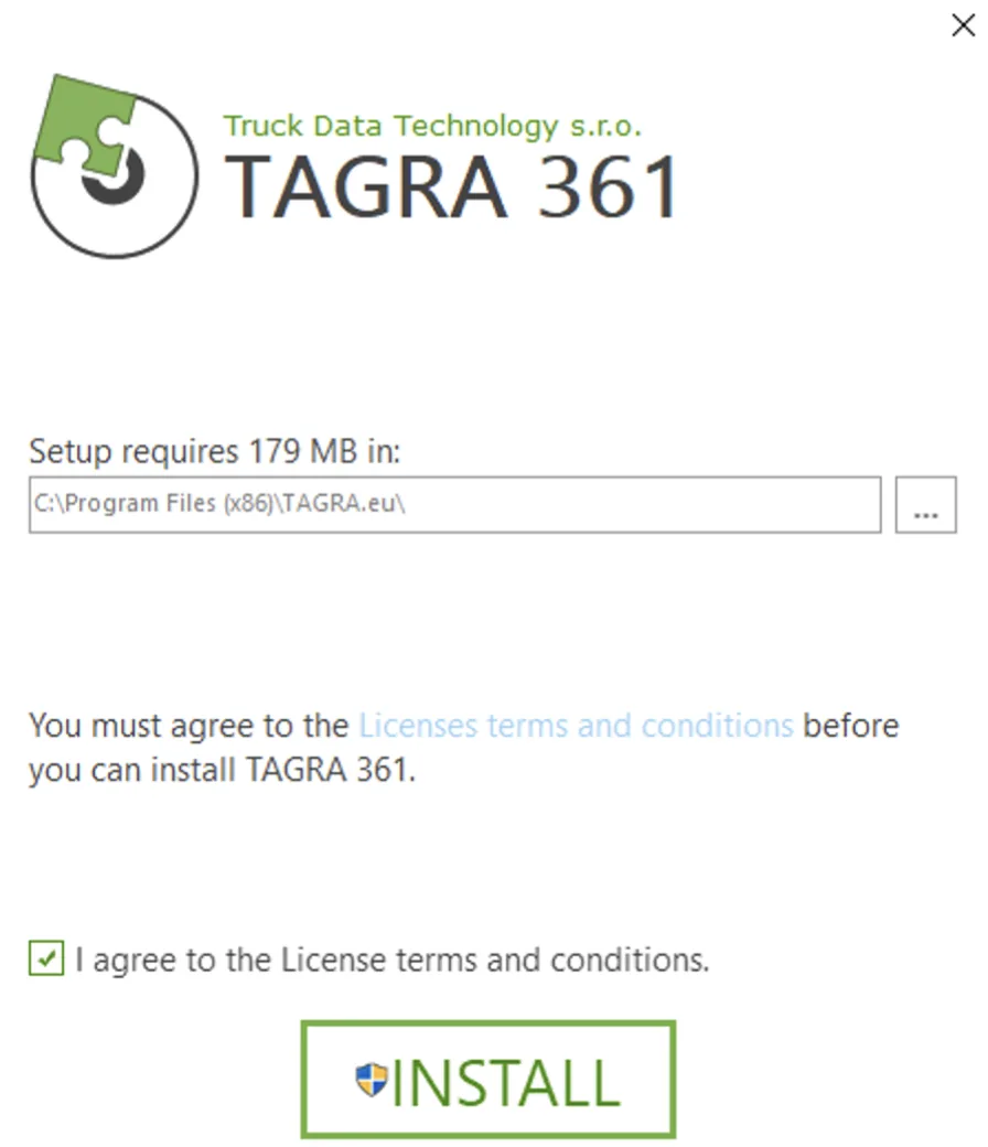 TAGRA installation step 8