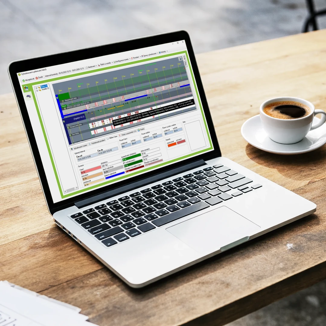 TAGRA Control – analýza dat z tachografů